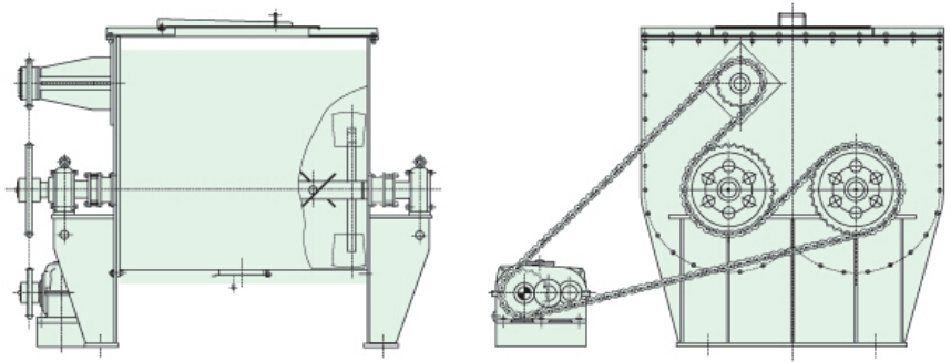 WZ型無重力粒子混合機(jī)