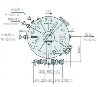 雙室浮動床離子交換器